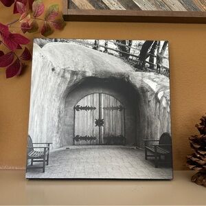 Rustic Barn Door Canvas Wall Art 12” x 12”